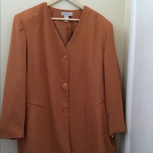 Rustic Orange Two Piece Suit - Church Suit